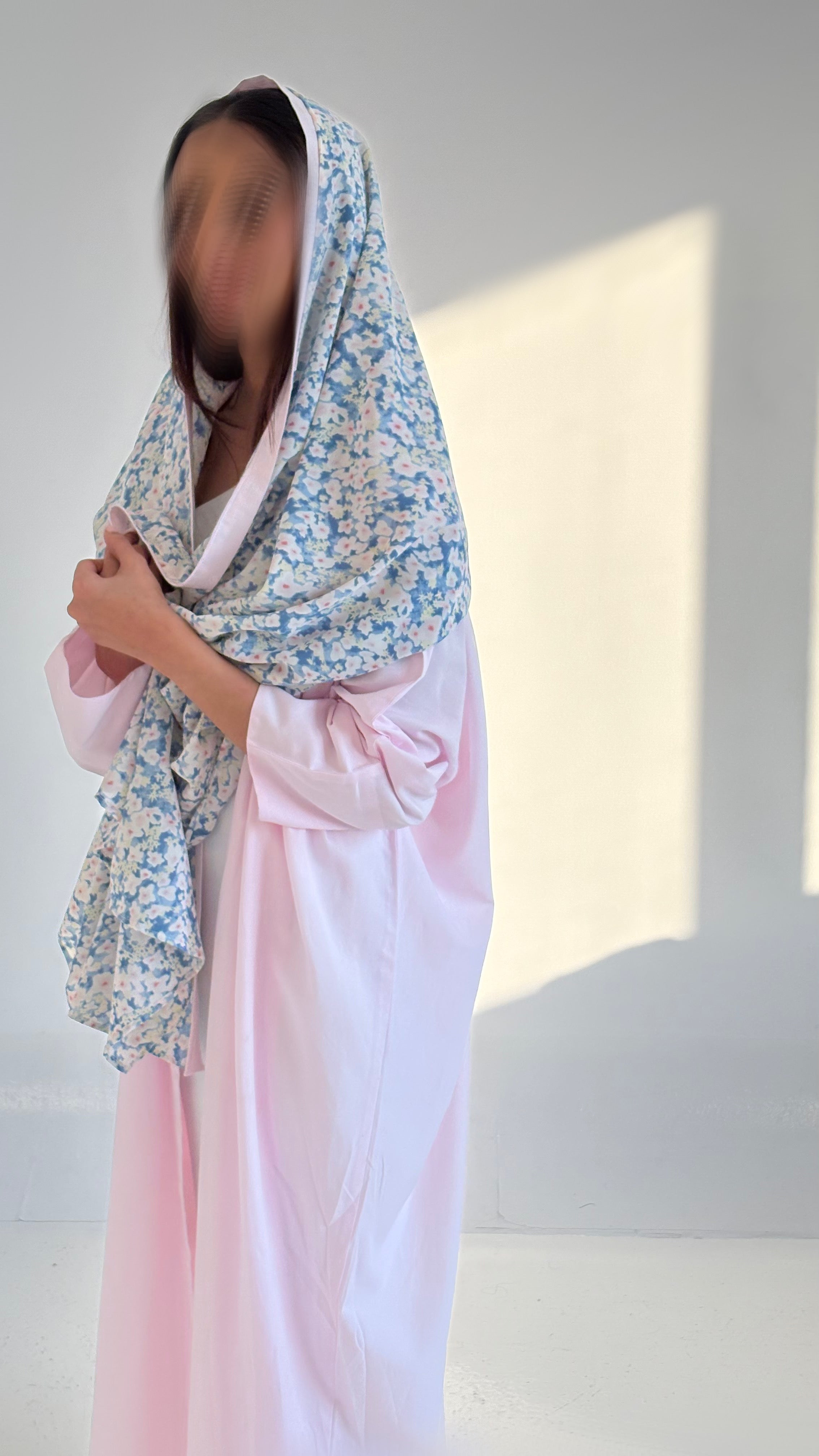 Baby Pink Tailored Abaya